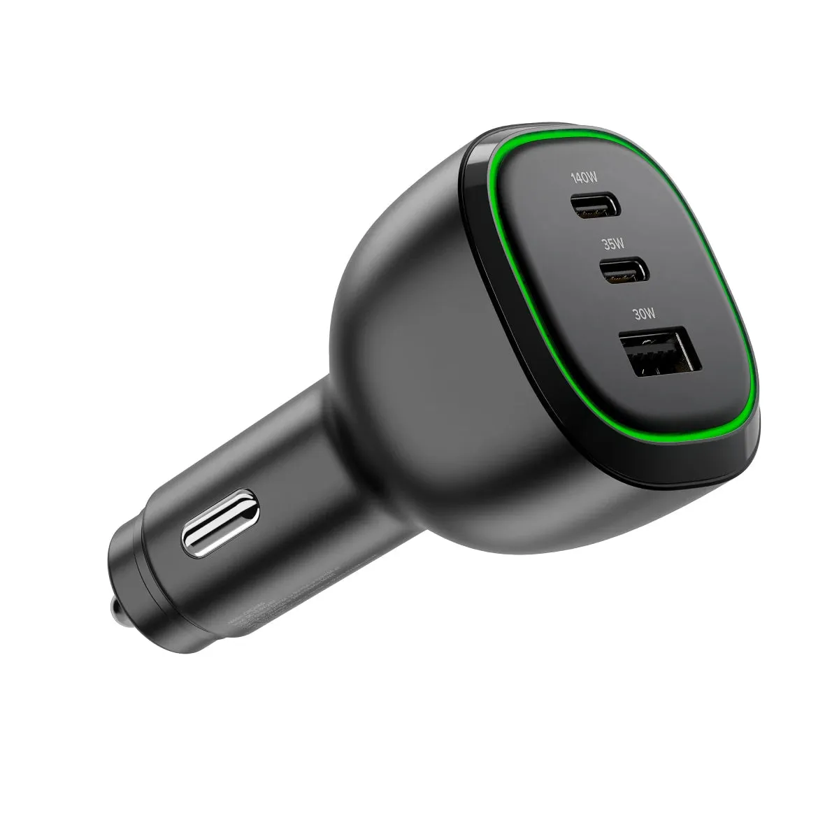 165W Rapid Power USB-C Car Charger with 240W Charging Cable