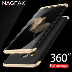 360 Degree Full Cover Case For Samsung Galaxy S9 S8 Plus - Shockproof Cover Hard Protective Case