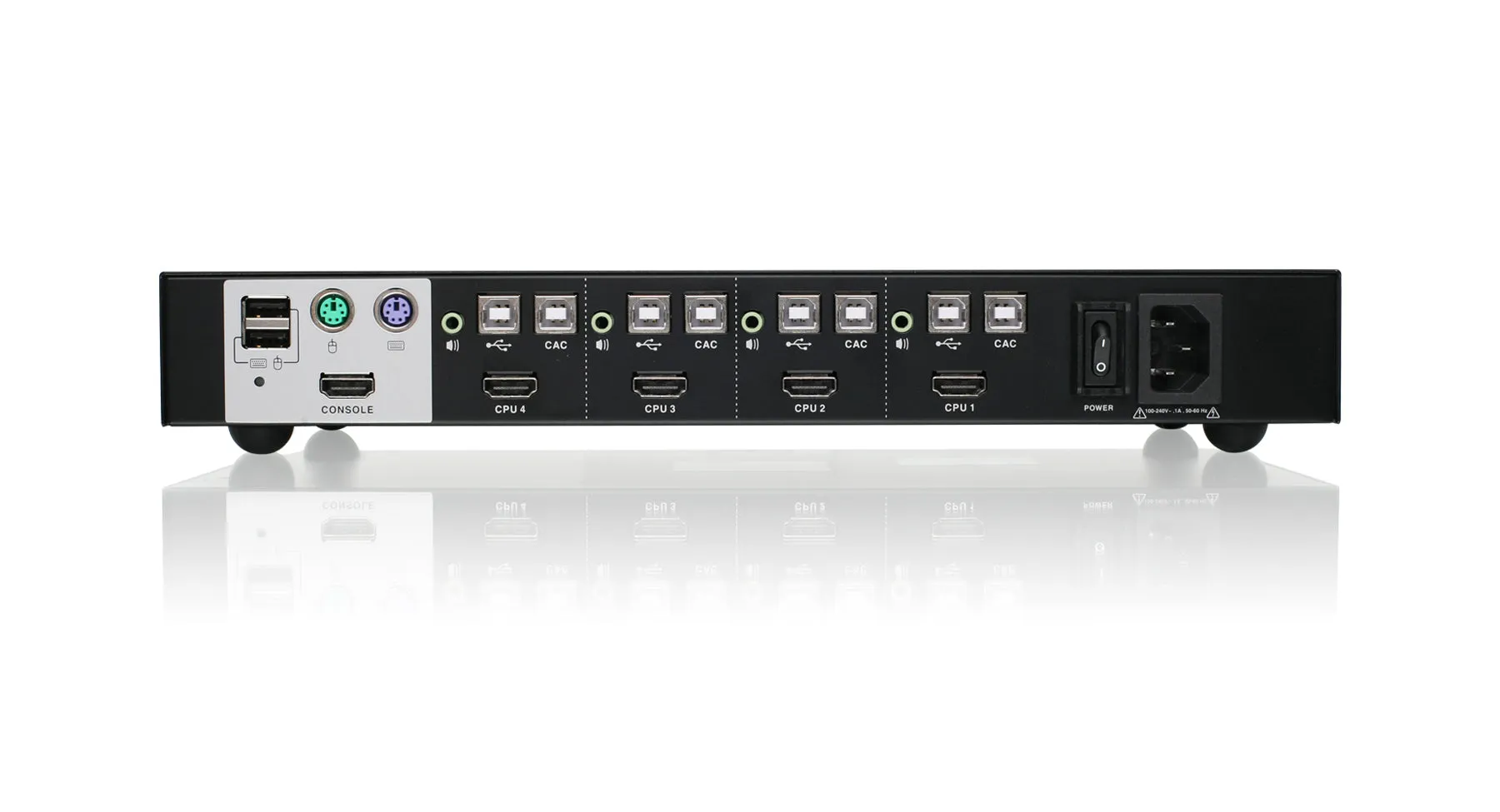 4-Port HDMI Secure KVM Switch (TAA)