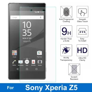 9H Hardness Premium Tempered Glass  For Sony Xperia Z5 Dual E6603 E6633 E6653 E6683 S60