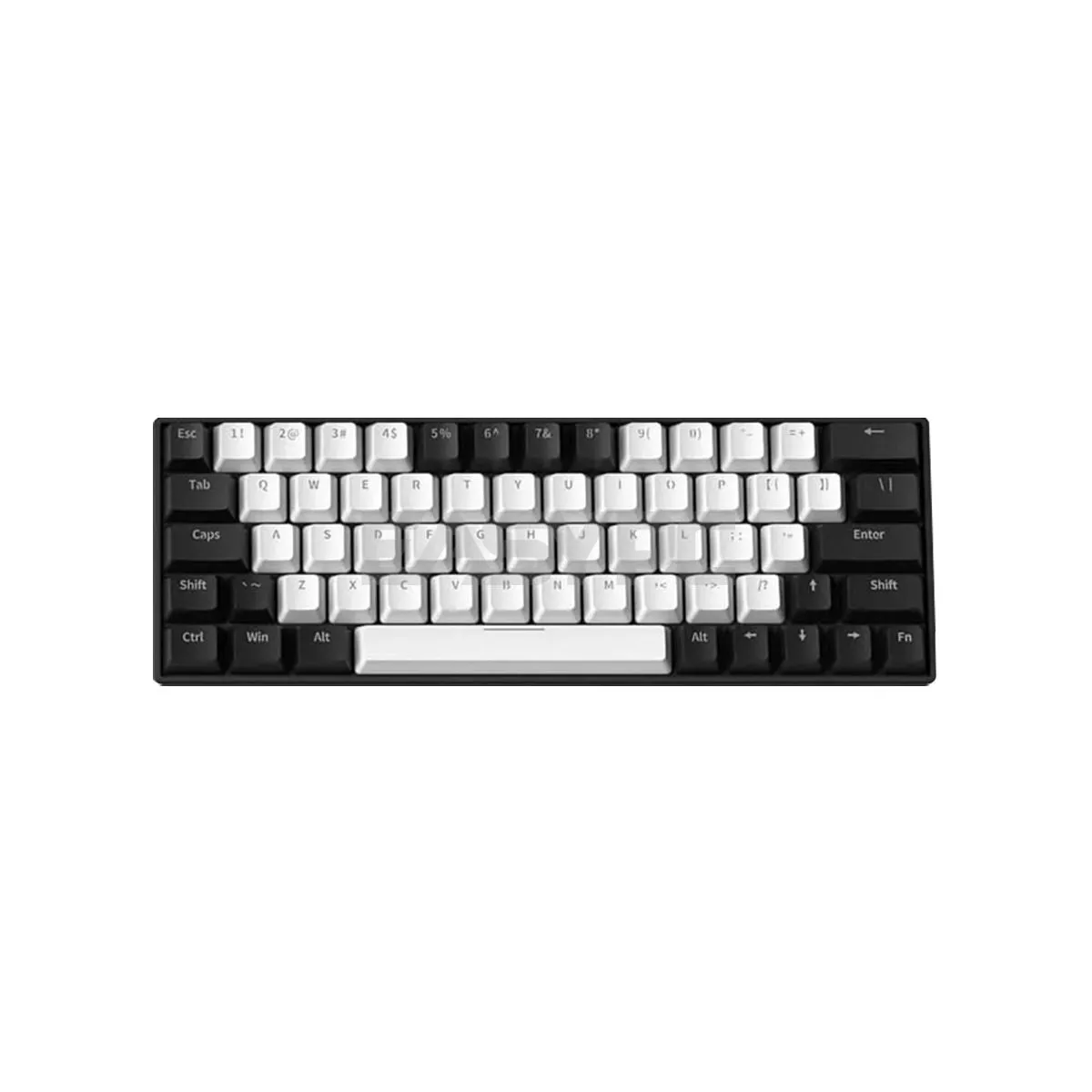 Anubis AG64 RGB Hotswappable Gaming Mechanical Keyboard White Black