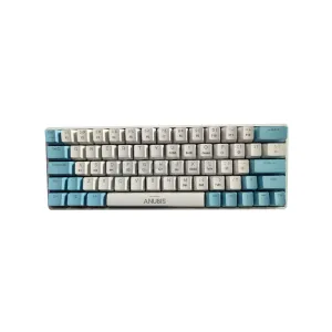 Anubis AG64 RGB Hotswappable Gaming Mechanical Keyboard White Blue