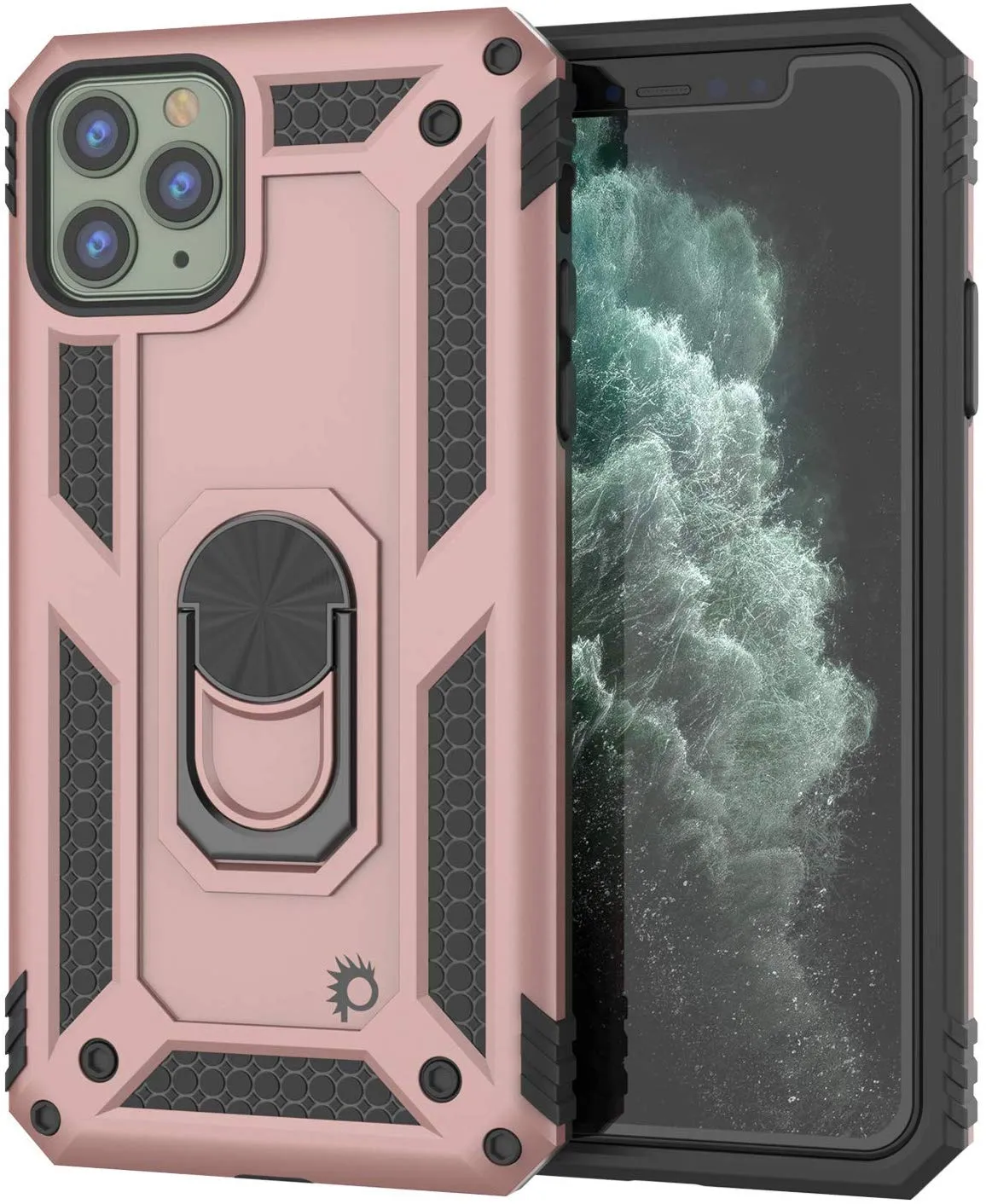 Apple iPhone 11 Pro Max Punkcase ArmorShield Military Style Case Rose-Gold