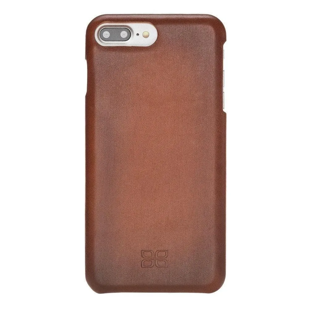 Apple iPhone 7 8 SE2 SE3 Series Fully Covering Leather Back Cover Case