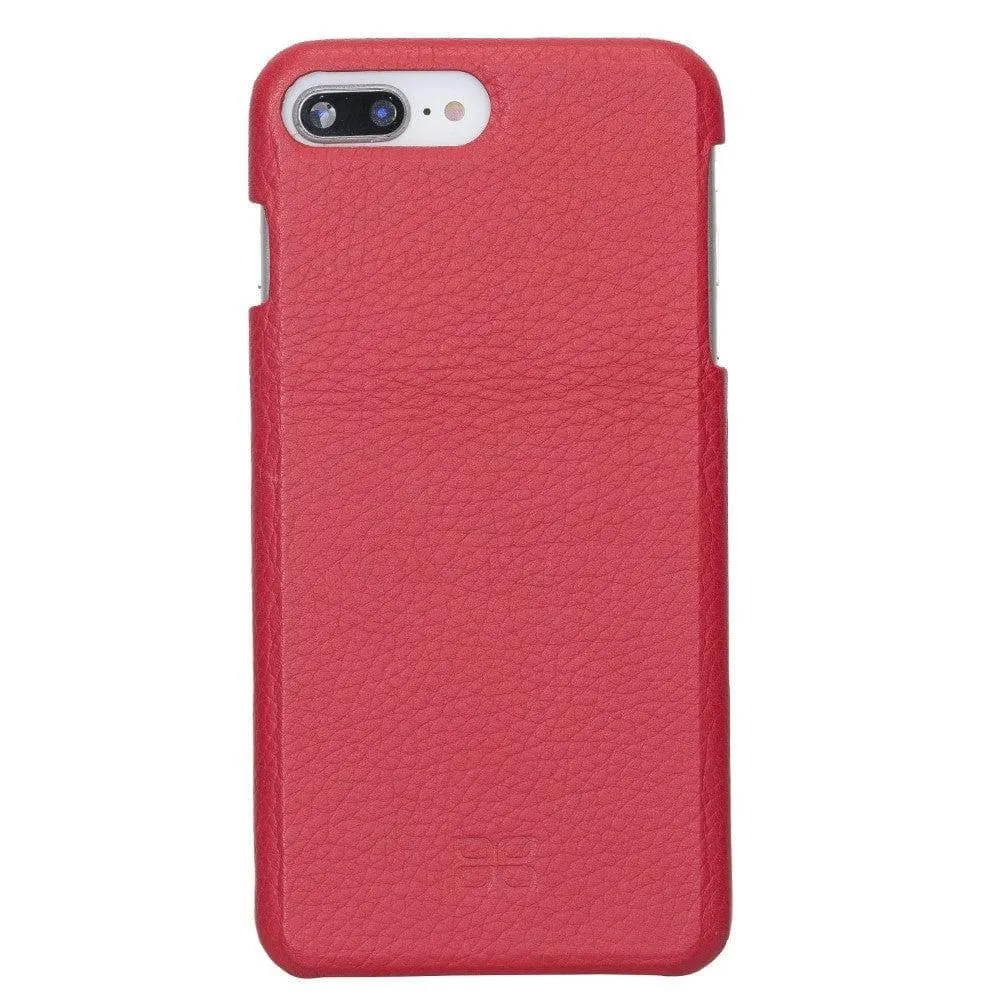 Apple iPhone 7 8 SE2 SE3 Series Fully Covering Leather Back Cover Case