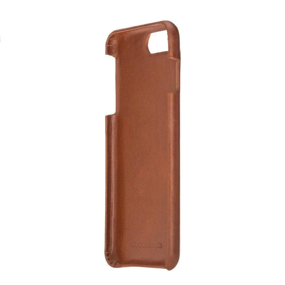 Apple iPhone 7 8 SE2 SE3 Series Fully Covering Leather Back Cover Case