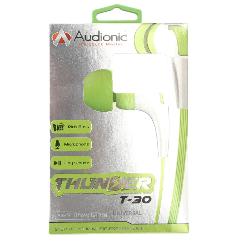 Audionic Thunder Handsfree (T-30) - Green