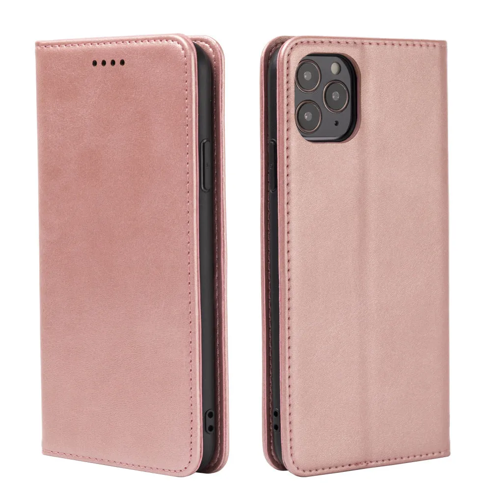 Black Wallet style leather shockproof phone case, phone case for iPhone 12 pro max 6.7