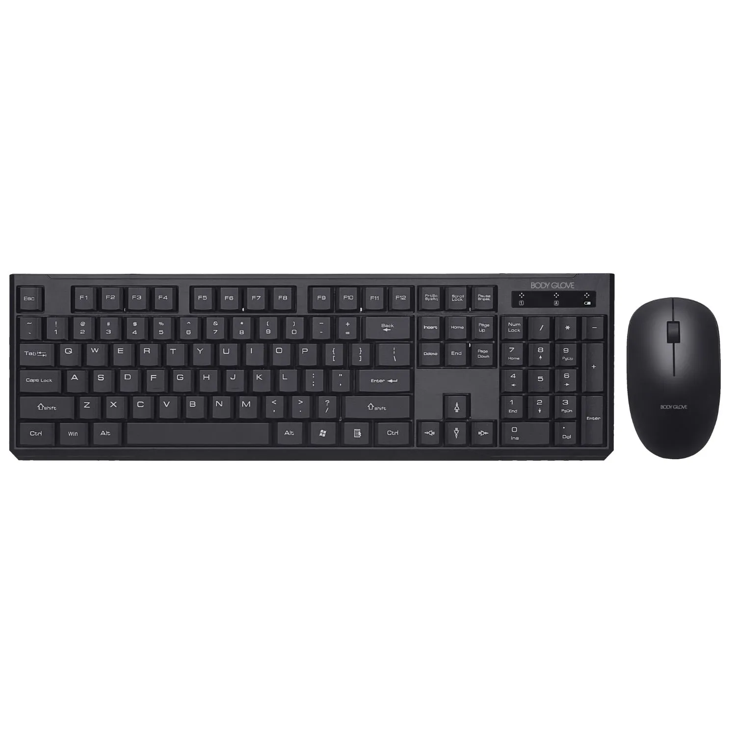 Body Glove Wireless Keyboard And Mouse - WCOMBO-BK