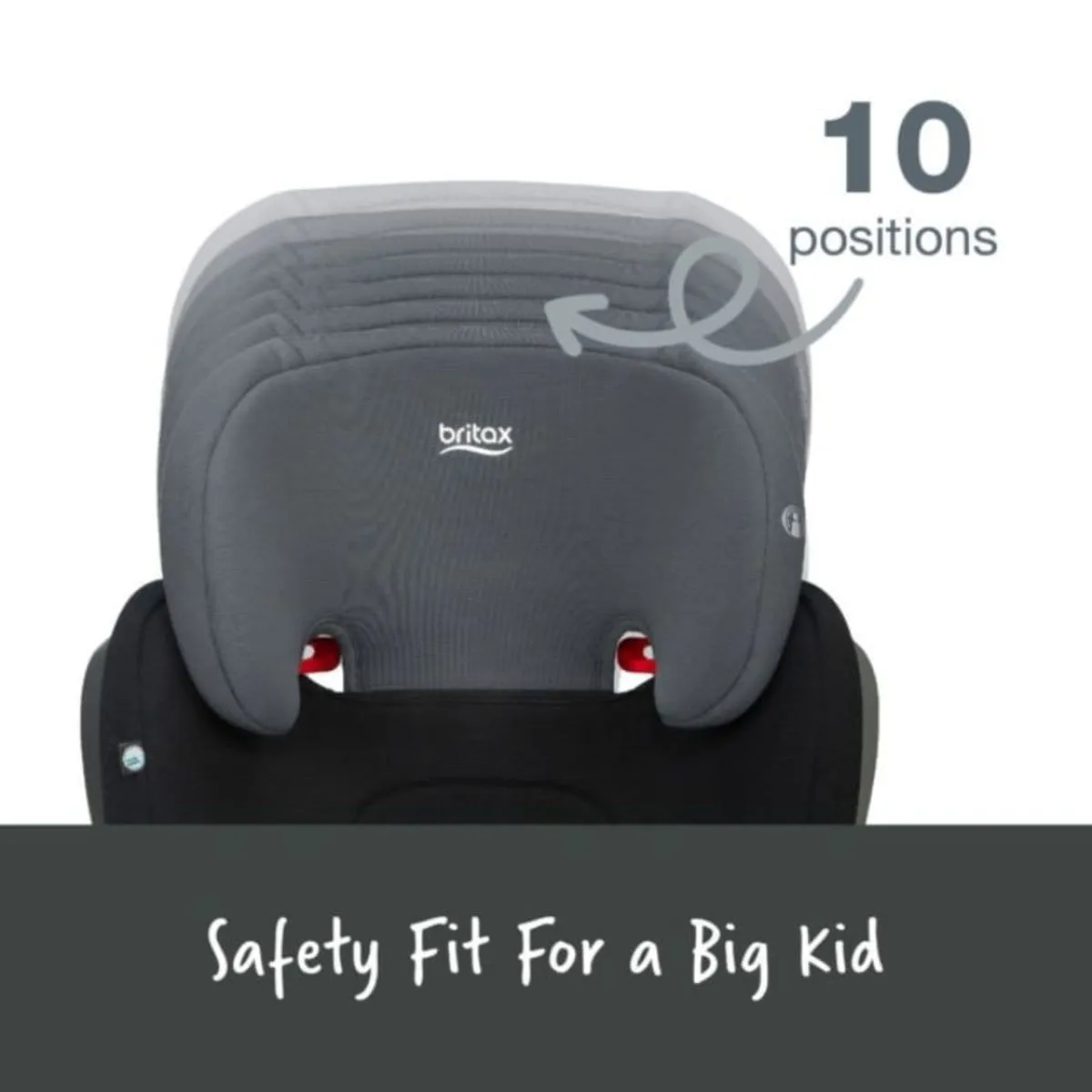 Britax Highpoint Booster Seat (Safewash) - Black Ombre