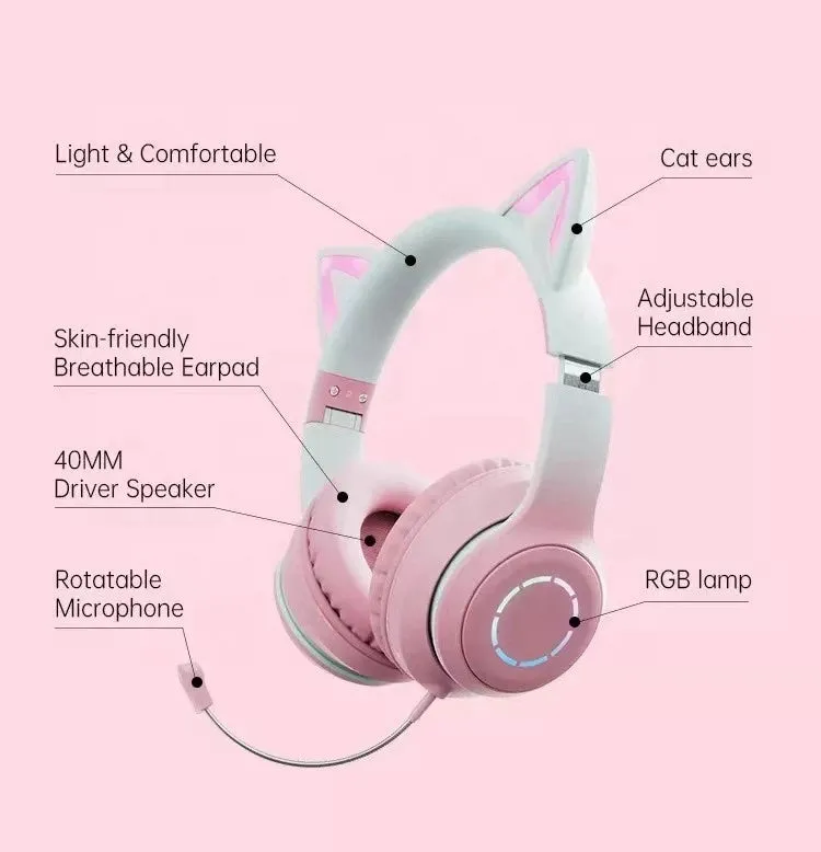 Cat Ear Wireless Headphone - BT029C