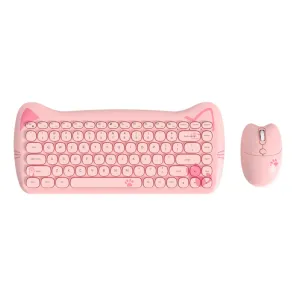 Cat Wireless Keyboard & Mouse