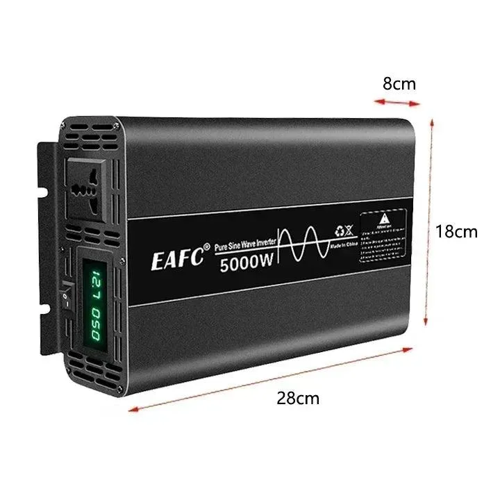 EAFC High Efficiency Pure Sine Wave Inverter for Solar and Car Use - Available in 4000W, 5000W, and 7000W