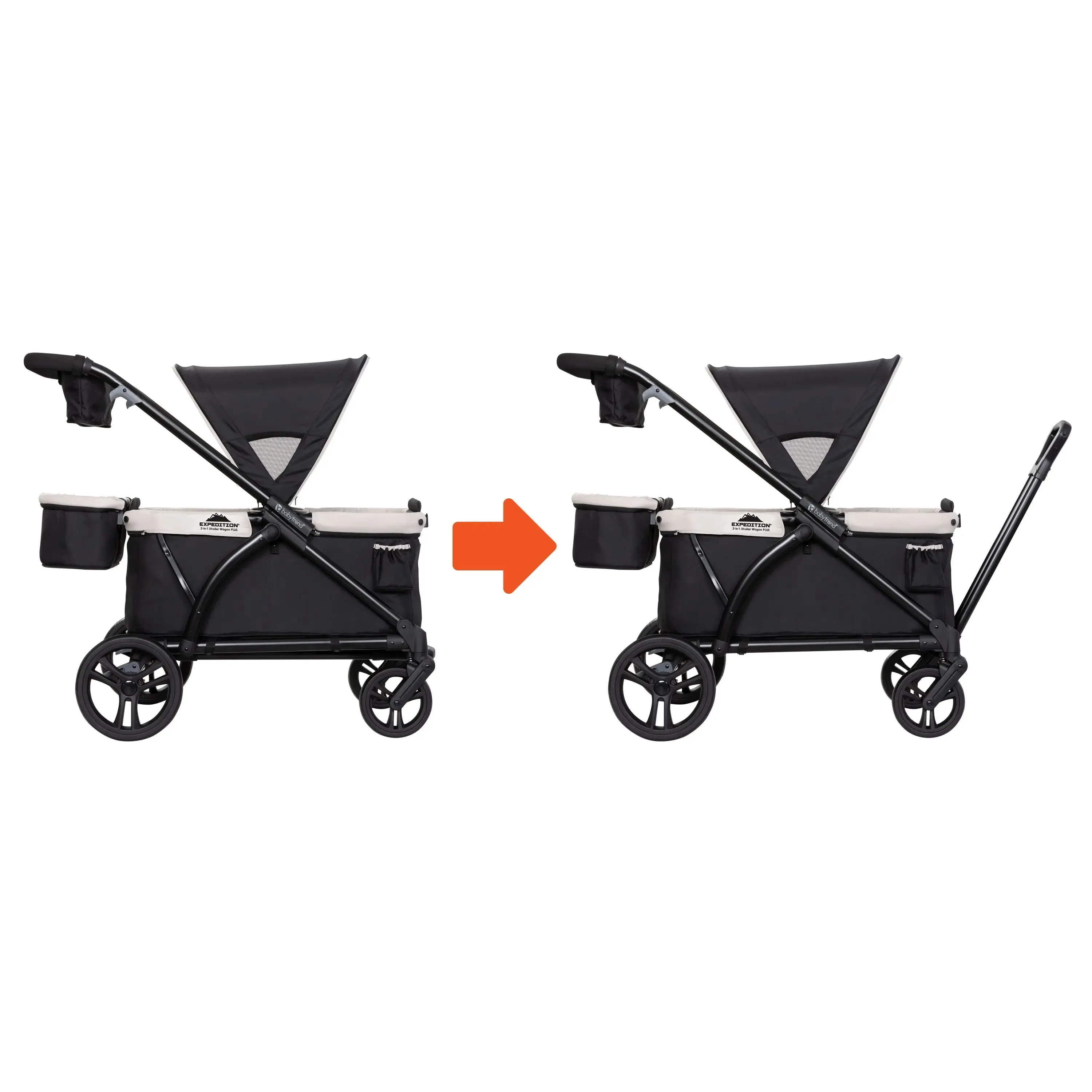 Expedition® 2-in-1 Stroller Wagon PLUS - Modern Khaki (VM Innovations Exclusive)