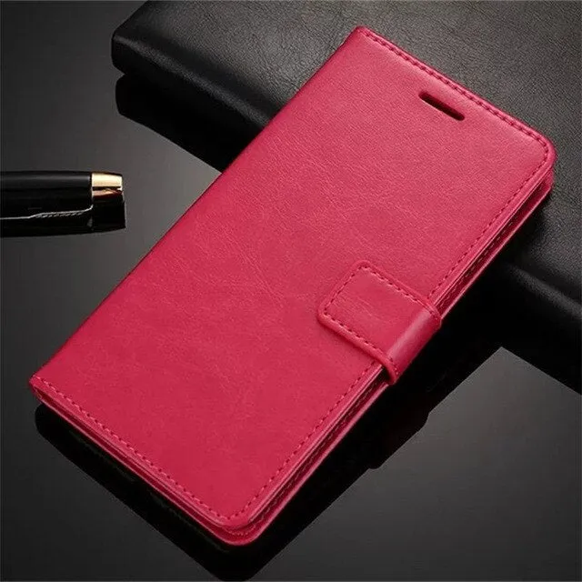 For Meizu M6T Case Premium PU Leather Wallet Flip Case Fundas For Meizu M6T / Meilan 6T M811Q  5.7inch Coque