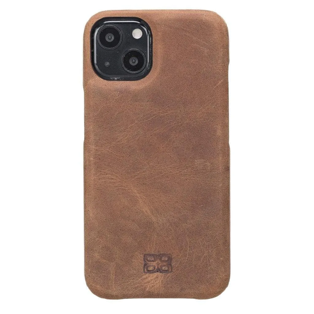 Full Leather Coating Back Cover for Apple iPhone 13 Series