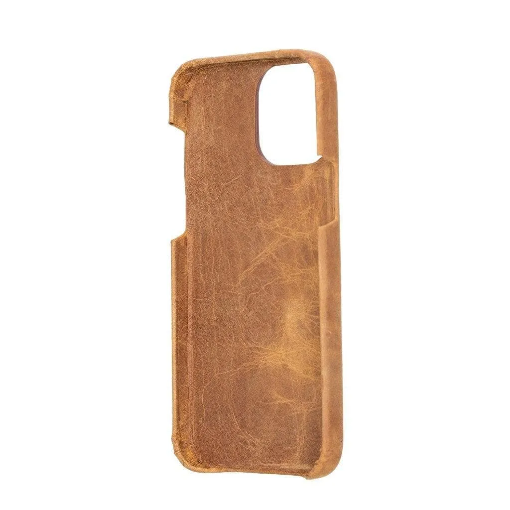 Full Leather Coating Back Cover for Apple iPhone 13 Series