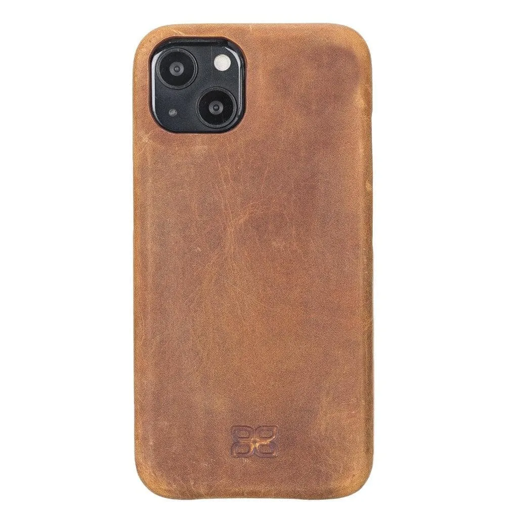 Full Leather Coating Back Cover for Apple iPhone 13 Series