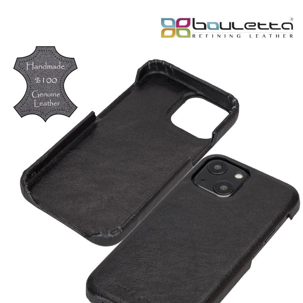 Full Leather Coating Back Cover for Apple iPhone 13 Series