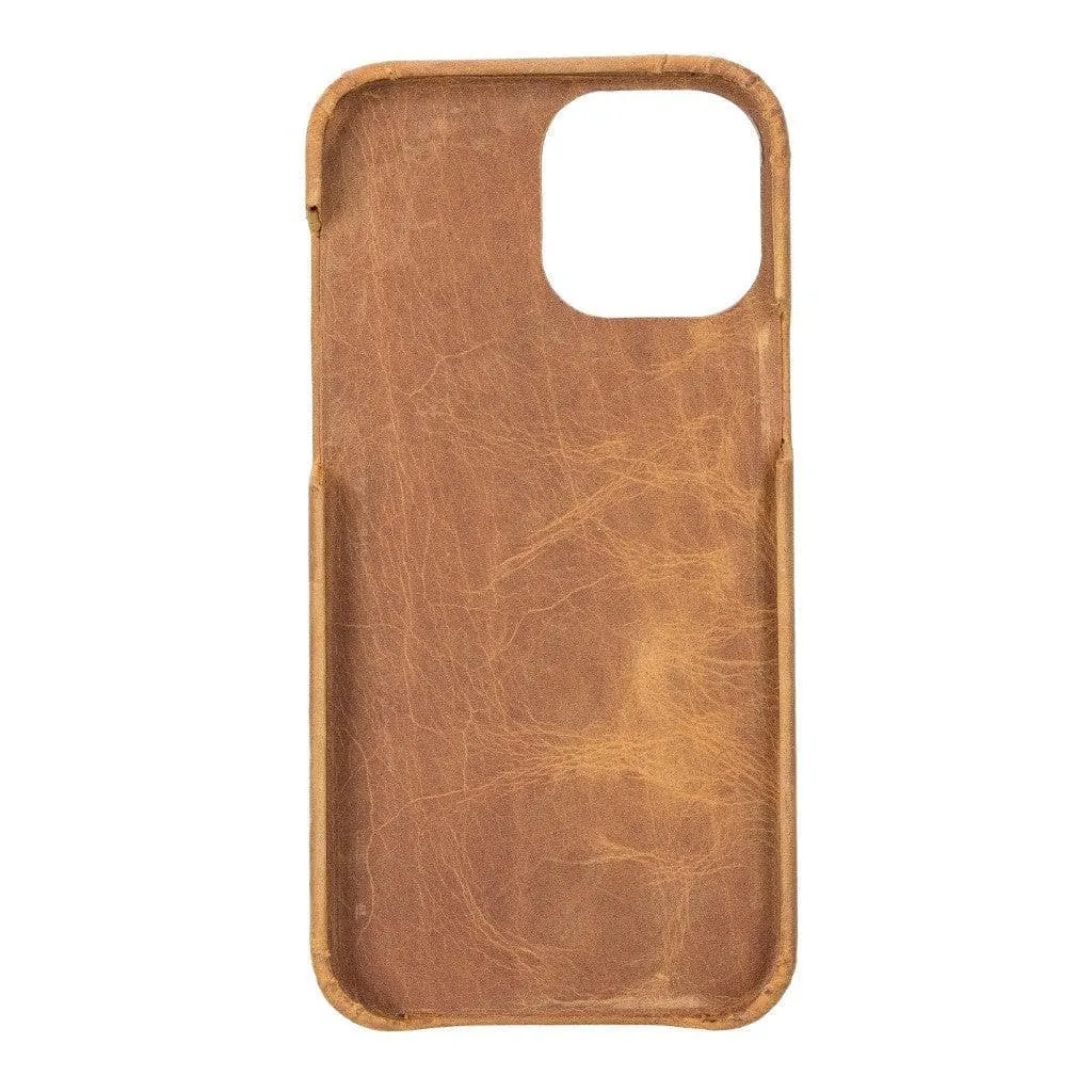 Full Leather Coating Back Cover for Apple iPhone 13 Series