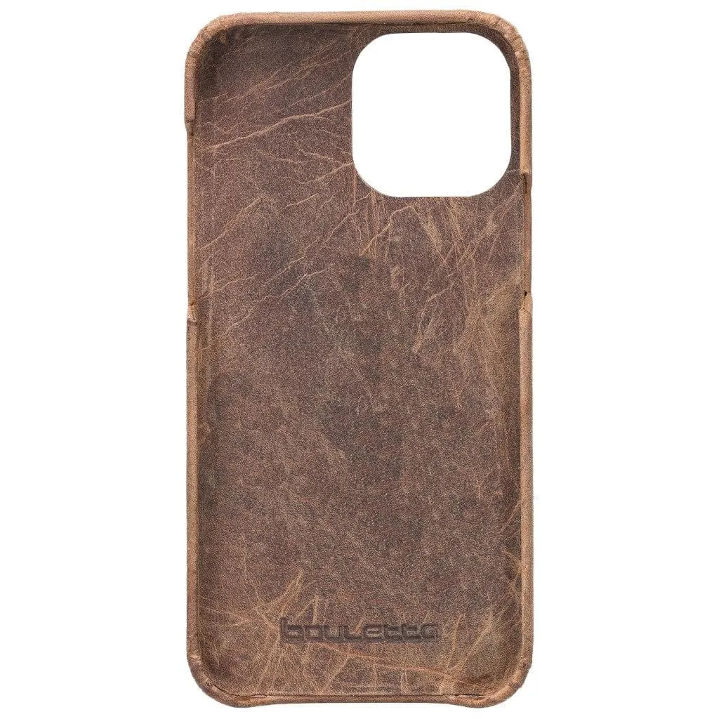 Full Leather Coating Back Cover for Apple iPhone 13 Series