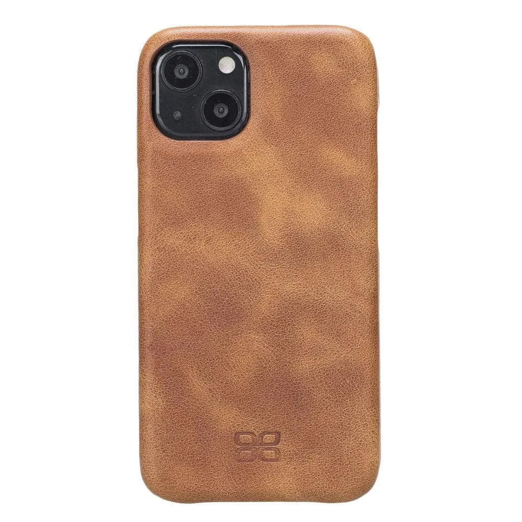 Full Leather Coating Back Cover for Apple iPhone 13 Series