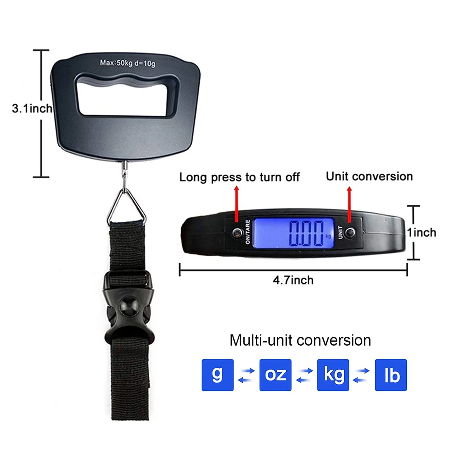 Hand Held Luggage Scale