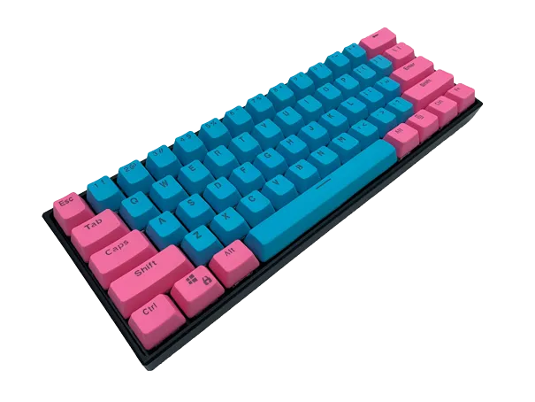 Hayabusa 60% Keyboard - Cotton Candy V2