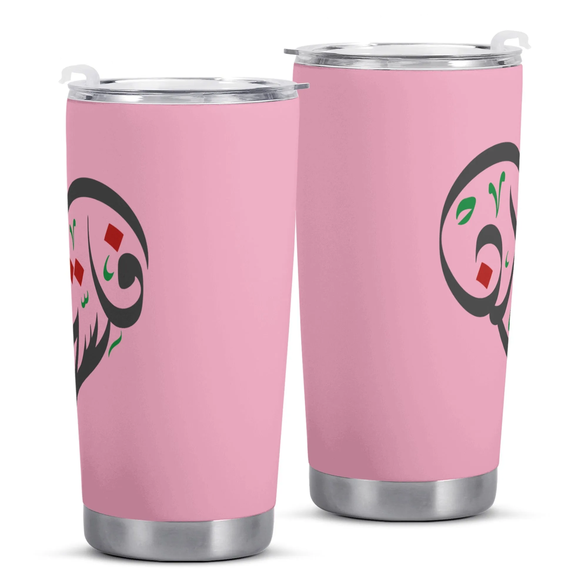 Heart Love Pink Car Cup