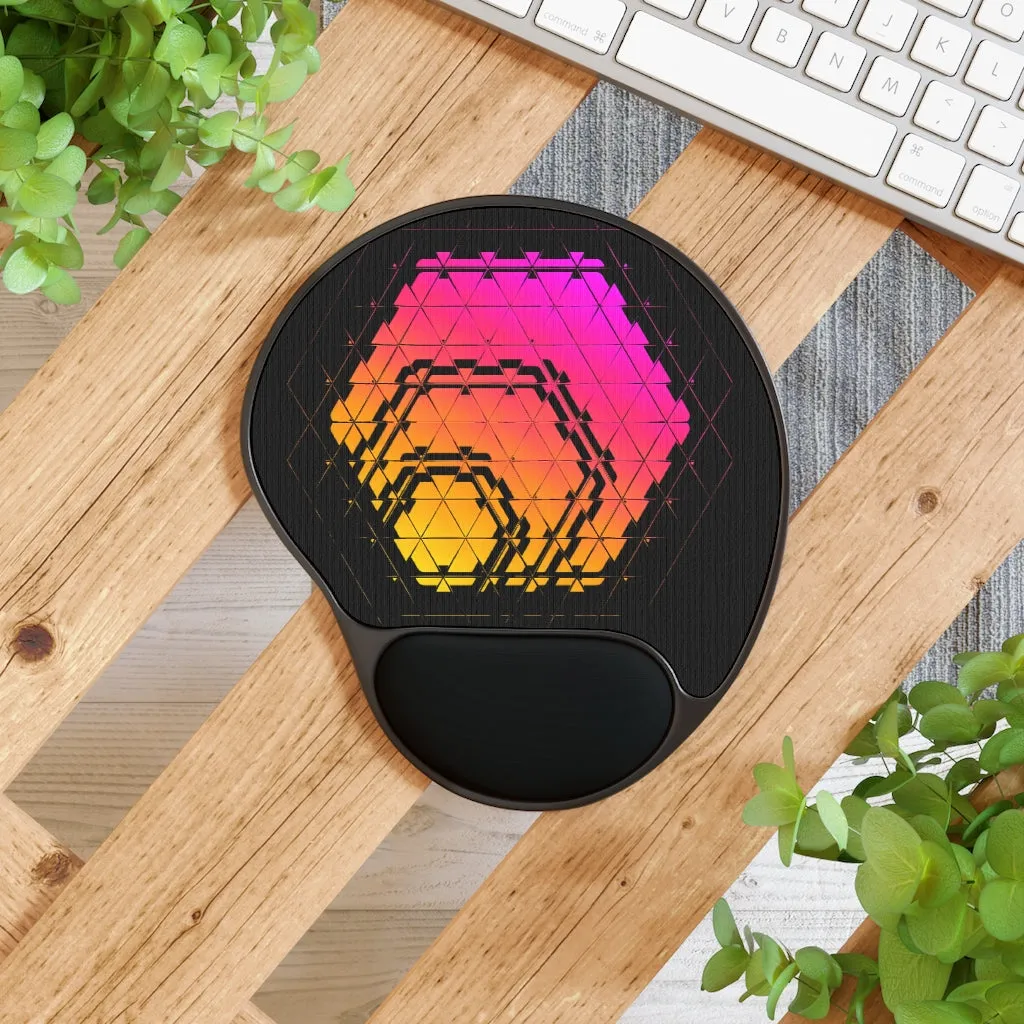 HEX Mouse Pad With Wrist Rest