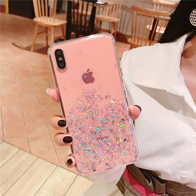 Heyytle Glitter Bling Sequins Case