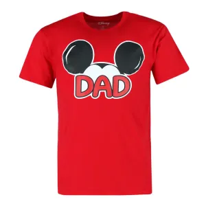 Jerry Leigh Men's Mickey Mouse Dad Family T-Shirt