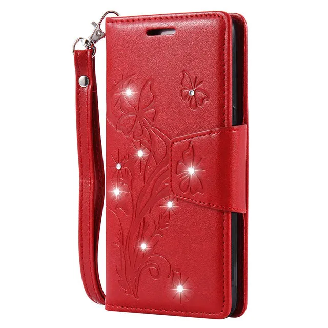 KISSCASE Phone Case for Samsung J5 2016 Cover PU Leather S8 Plus Flip Cover For Samsung Galaxy J510 J5 2016 Case Stent Card Slot