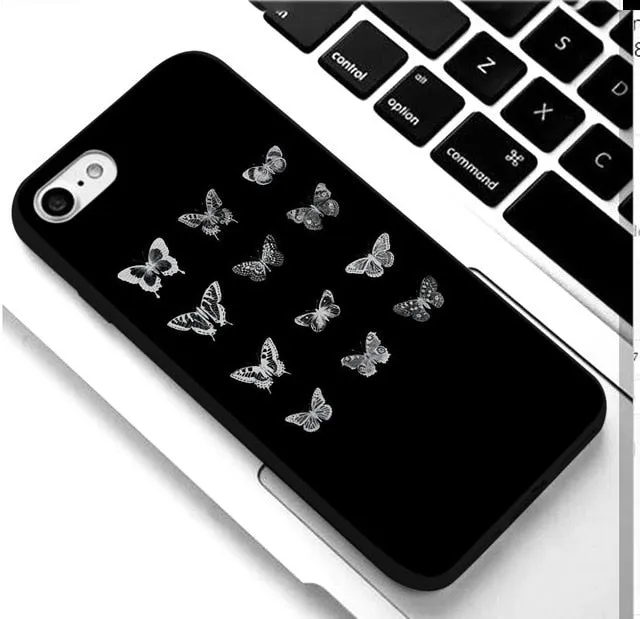 KULIAI Clear Monarch Butterfly Phone Case