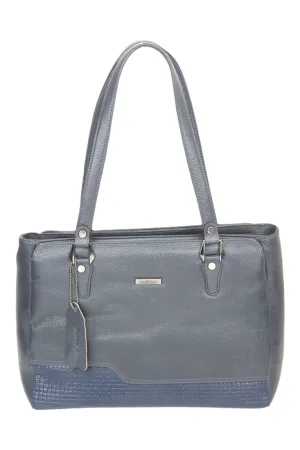 Ladies Premium Leather hand bag 997422 (BLUE)