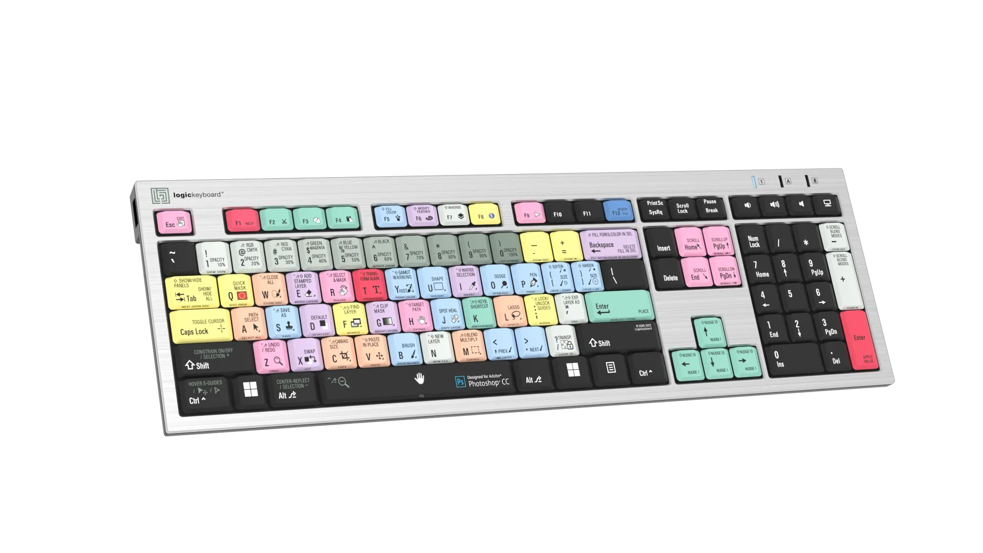 LogicKeyboard Adobe PhotoShop CC PC Slim Line US LKBU-PHOTOCC-AJPU-US