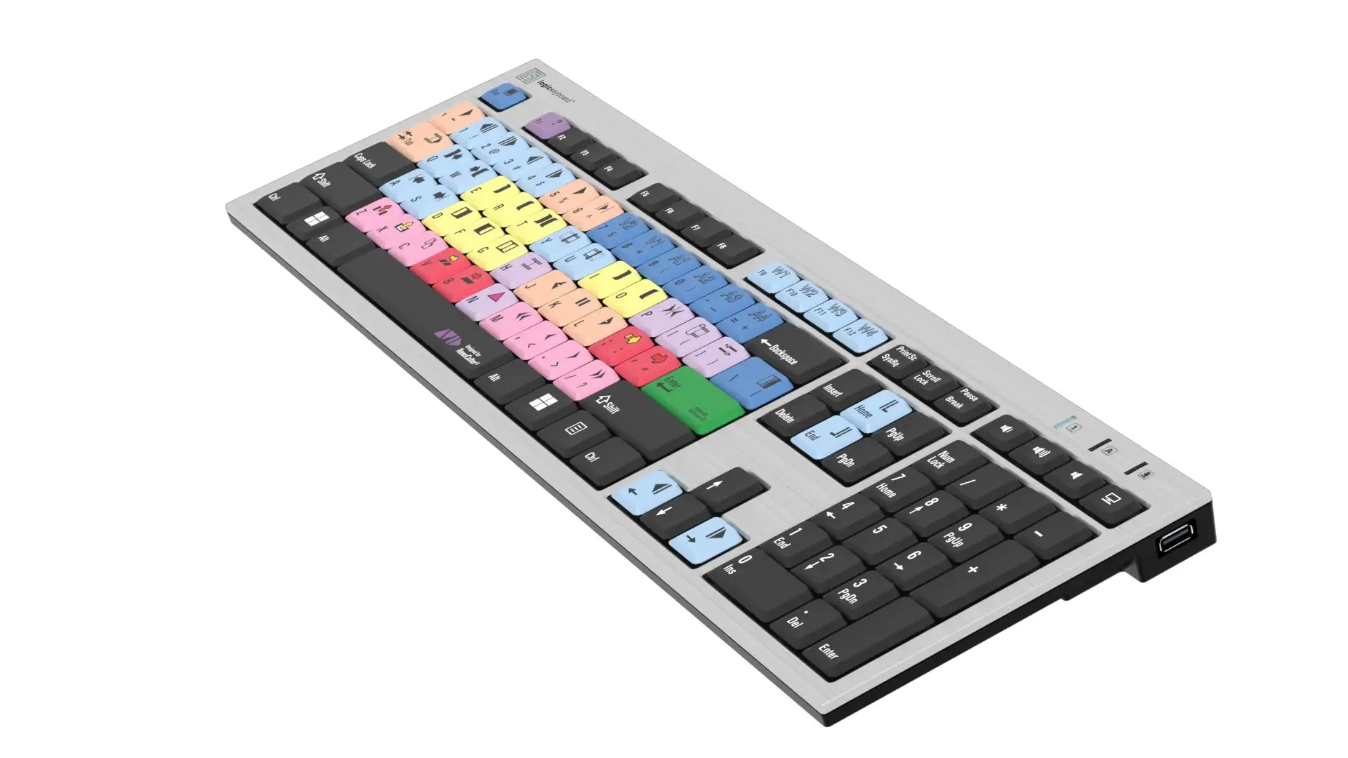 LogicKeyboard Avid NewsCutter PC Slim Line US  LKBU-NEWSC-AJPU-US