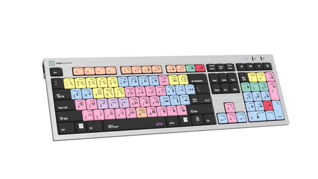 LogicKeyboard Avid Pro Tools PC Slim Line US LKBU-PT-AJPU-US