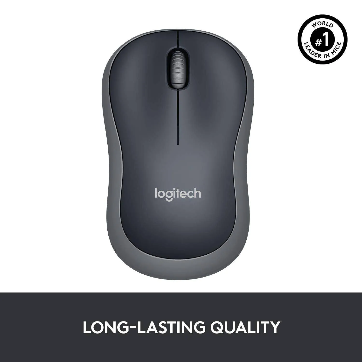 Logitech M185 Compact Wireless Mouse Comfortable easy-to-use mouse with reliable durability