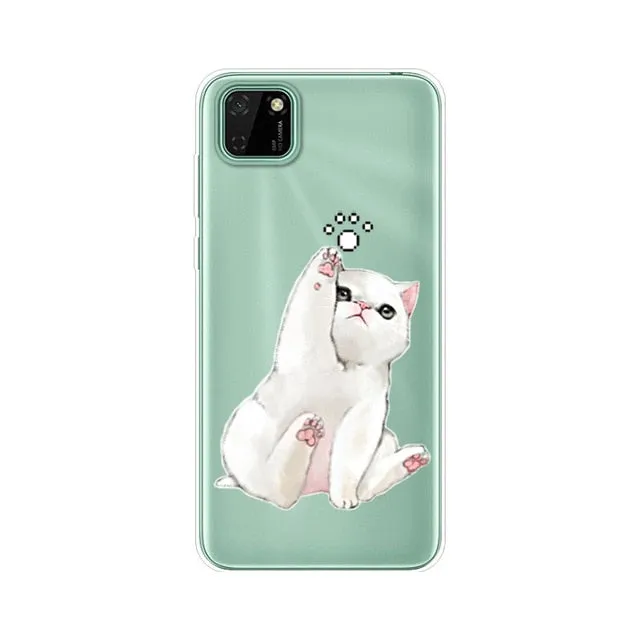 MEAFORD Huawei Y5P Cute Animal Soft TPU Phone Case