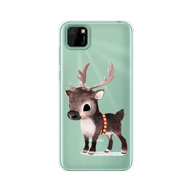 MEAFORD Huawei Y5P Cute Animal Soft TPU Phone Case