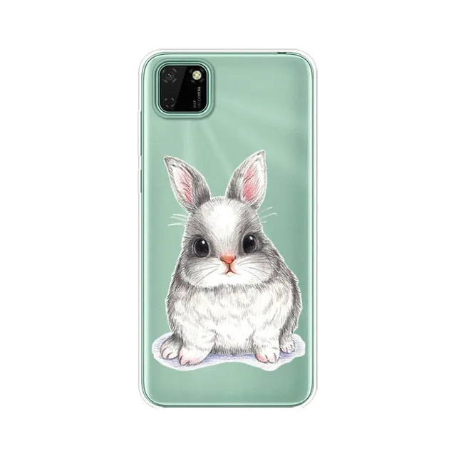 MEAFORD Huawei Y5P Cute Animal Soft TPU Phone Case