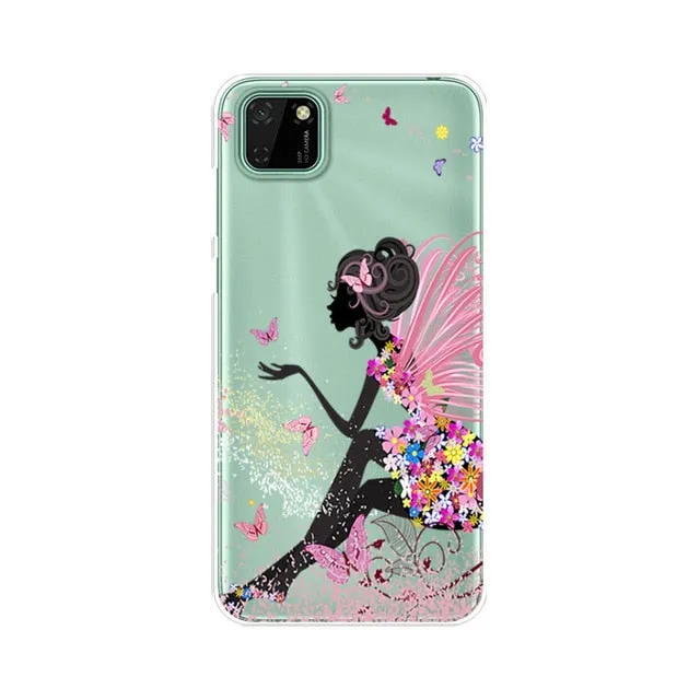 MEAFORD Huawei Y5P Cute Animal Soft TPU Phone Case