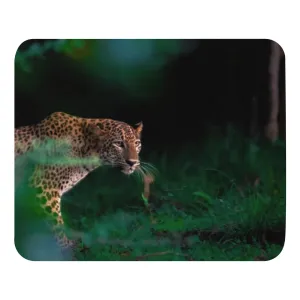 Padded Non-Slip Mousepad - Stalking Leopard