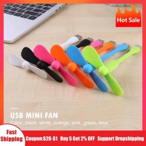 Portable Flexible USB Fan - Bendable Hand Cooling Gadget for Summer Relief