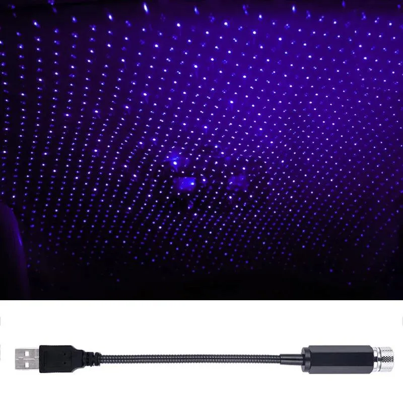 Romantic LED Star Projector Lamp - Perfect for Cars, Bedrooms, and Parties