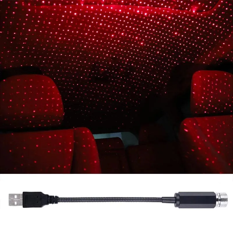 Romantic LED Star Projector Lamp - Perfect for Cars, Bedrooms, and Parties