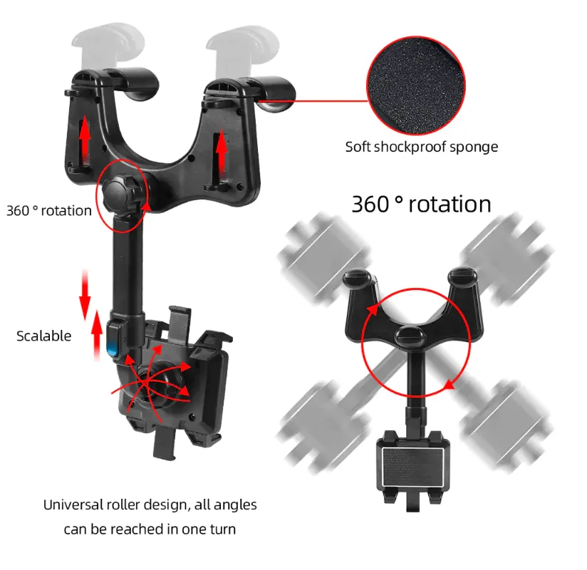 Secure 360° Smartphone Car Holder - Drive Safely