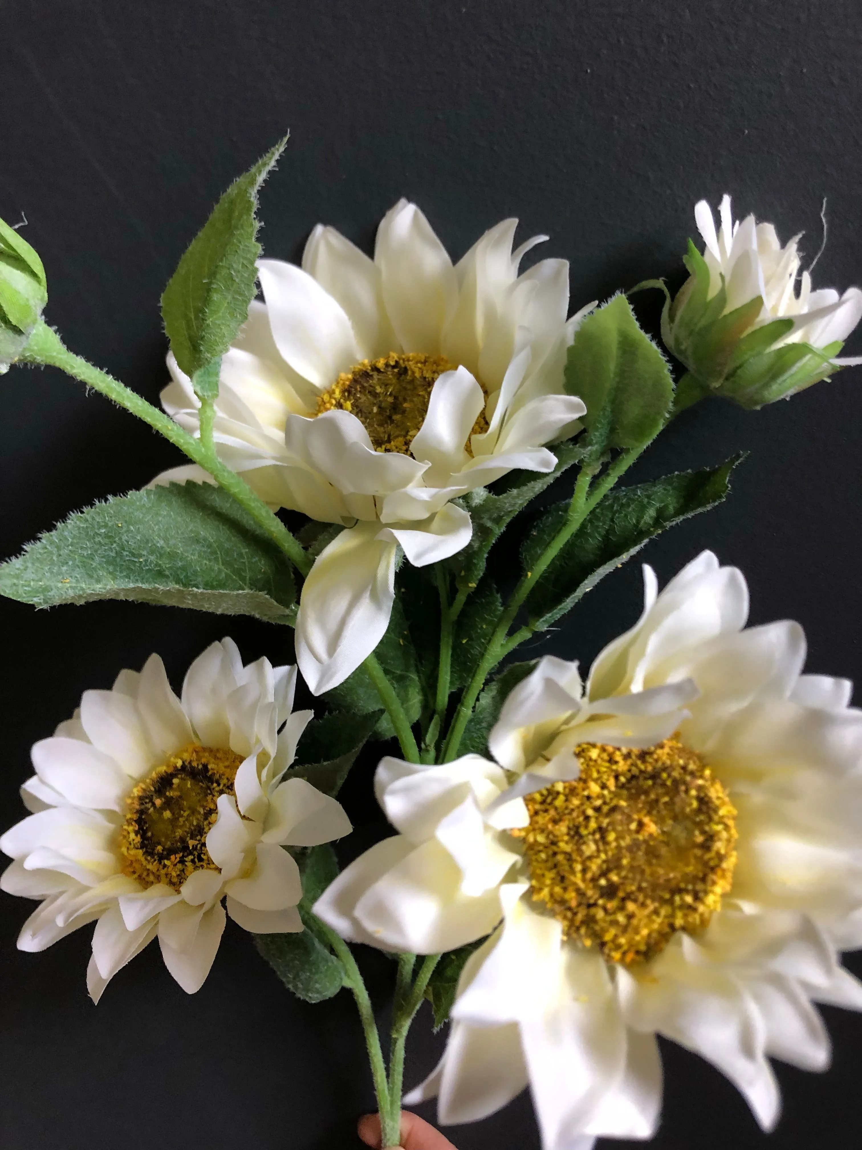 Single Spray Sunflower 🌻White/cream/light yellow WEDDING DECOR SUN FLOWER