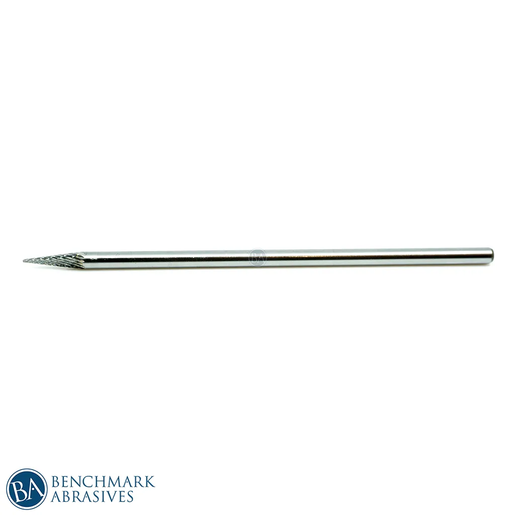 SM-3L Pointed Cone Shape Premium Tungsten Carbide Burr